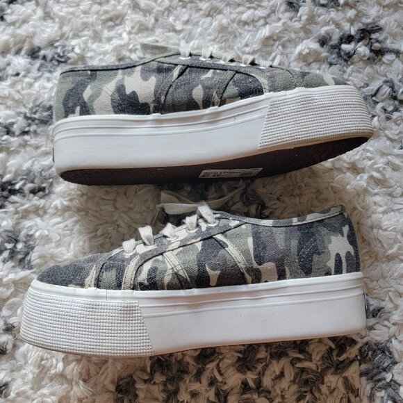 Camo platform sneakers - SUPERGA - Picture 4 of 7